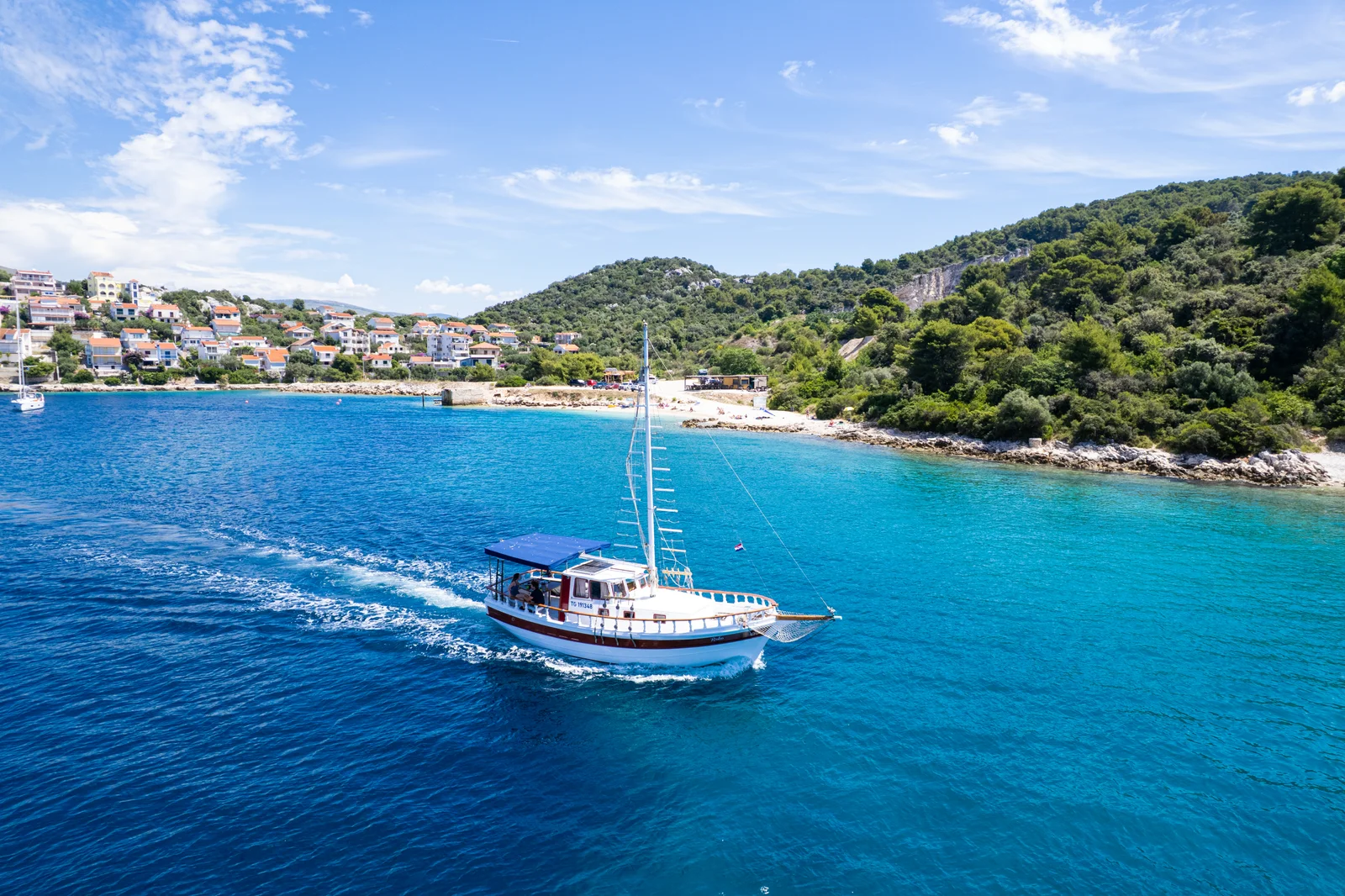 Lunch served on board